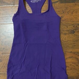 Beyond Yoga Deep Purple slim racerback Tank Top size small